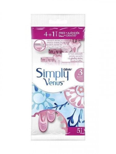 مكينة حلاقة جيليت سيمبلي فينوس 5 قطع